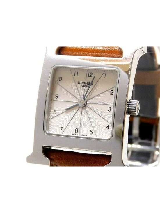 Hermes Watch Clock Stainless Steel Quartz 6K main image 5